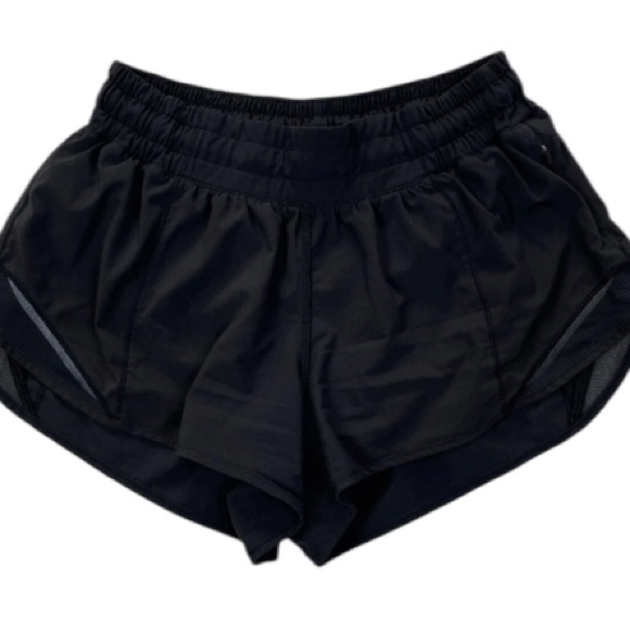 Lululemon Track That High-Rise Lined 3" Black Running Shorts Size 4 - Picture 4 of 7
